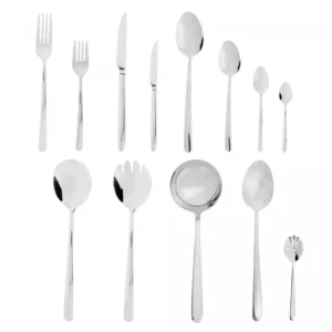 Faqueiro 101 Peças de Aço Inox com Caixa Litografada Viena
