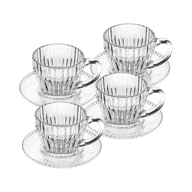 Conjunto 4 Xícaras de Café Cristal Império 110ml
