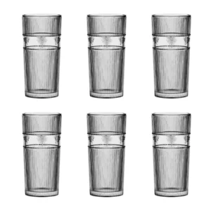 JOGO DE 6 COPOS ALTOS LIBLULA VIDRO 350ML