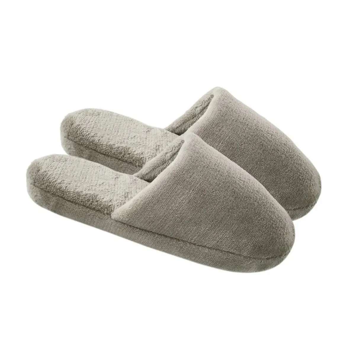 Pantufa Poliéster Toque de Seda Prata