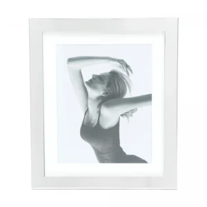Porta-Retrato de Aço Liso Prata 15cm x 20cm
